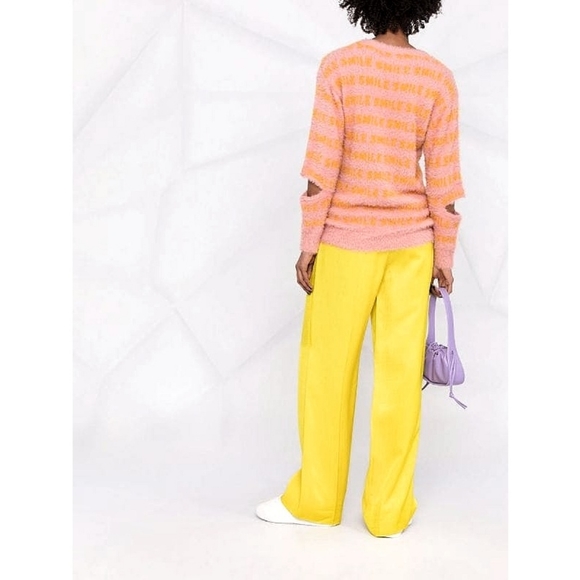 Stella McCartney Smile Spell Out Fluffy Words Cut Out Sweater - Picture 6 of 6